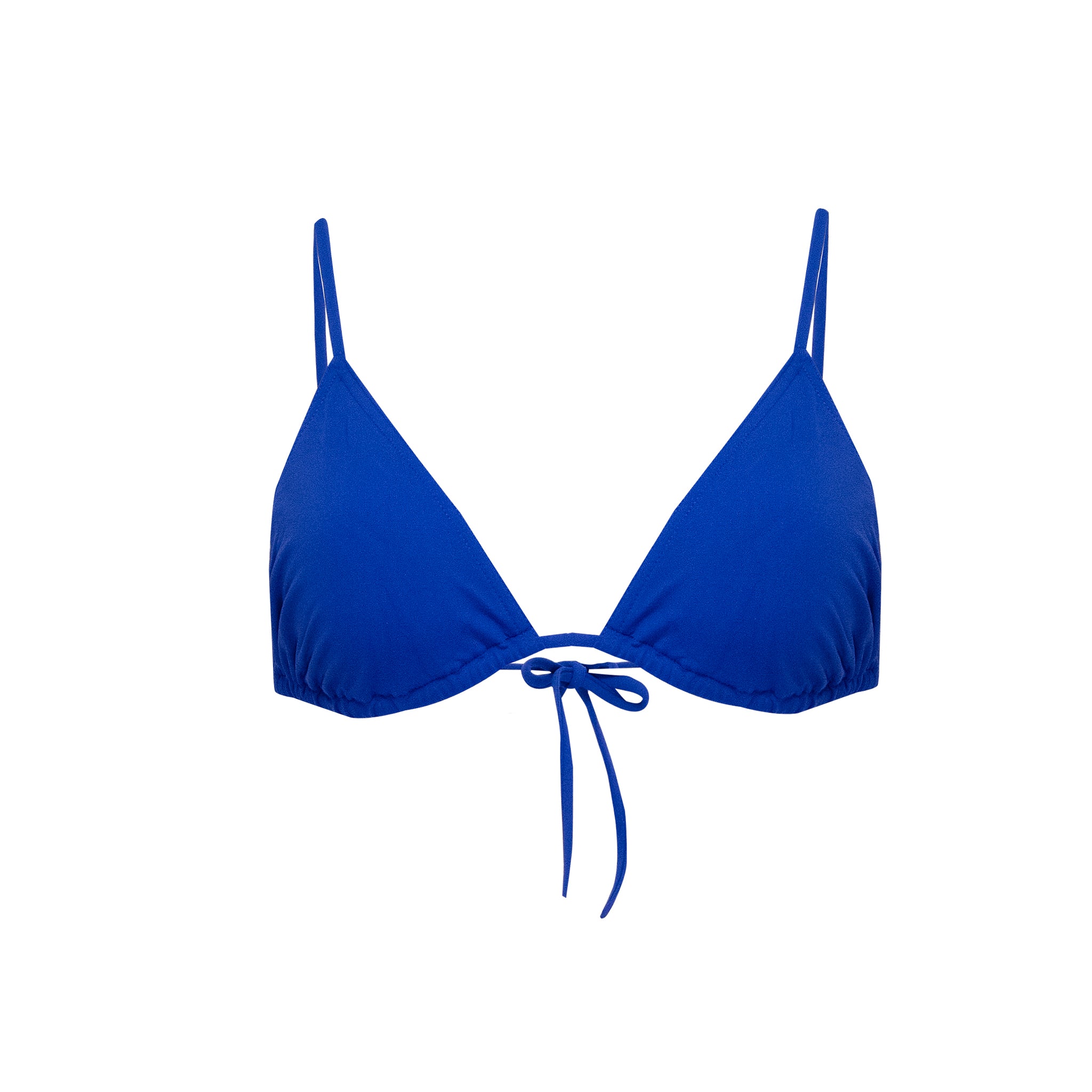 Triangle Bikini Top – True Blue