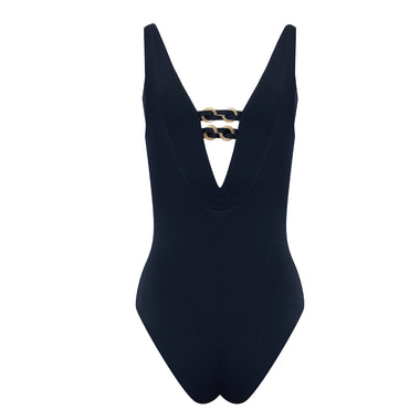 Luxury One Piece Swimsuit With Embellishment