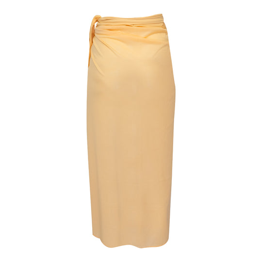 Yellow Sarong with Belt