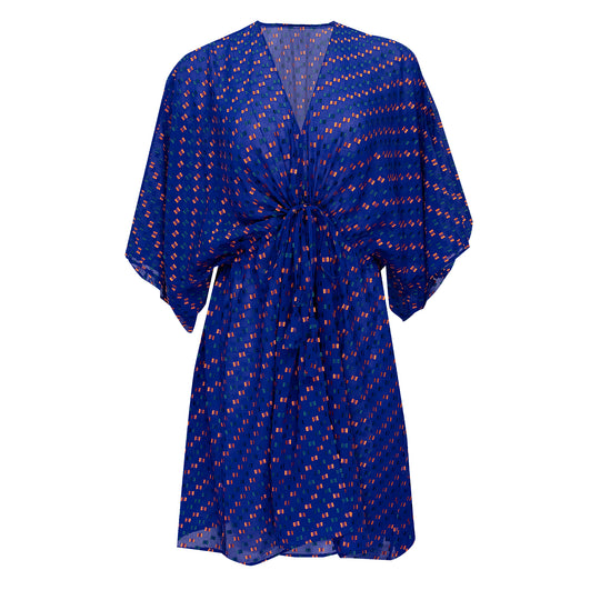 Silk Kimono in Blue