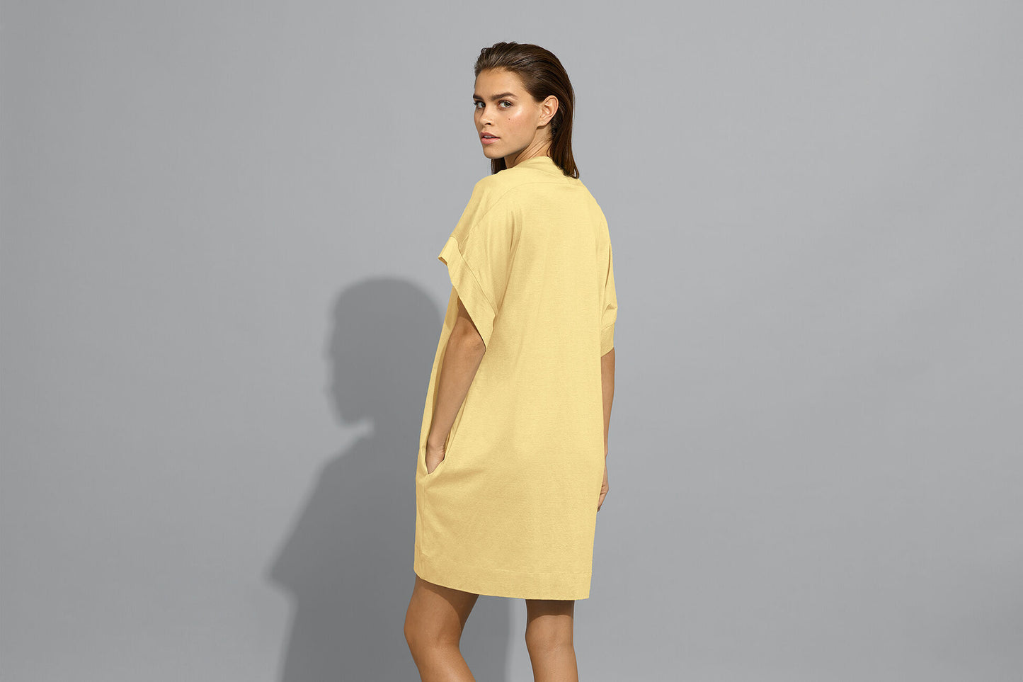 Load image into Gallery viewer, yellow womens tunic
