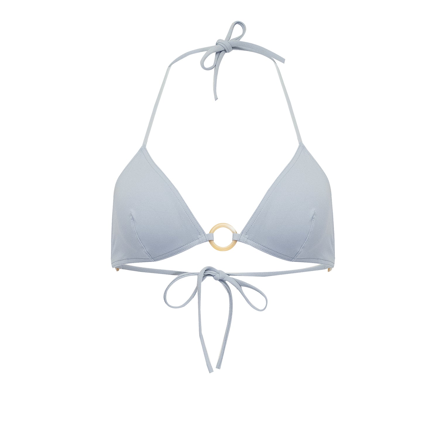 Load image into Gallery viewer, Taiga Petit Triangle Sand Grey - Bikini Top
