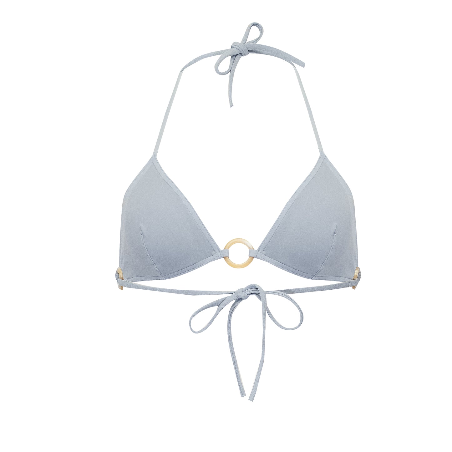 Load image into Gallery viewer, Taiga Petit Triangle Sand Grey - Bikini Top
