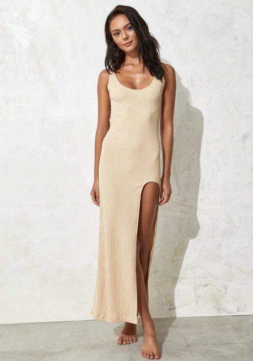 Load image into Gallery viewer, Estelle Dress Nude - Cover Up
