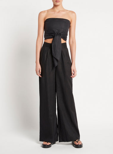 Black Linen Pants