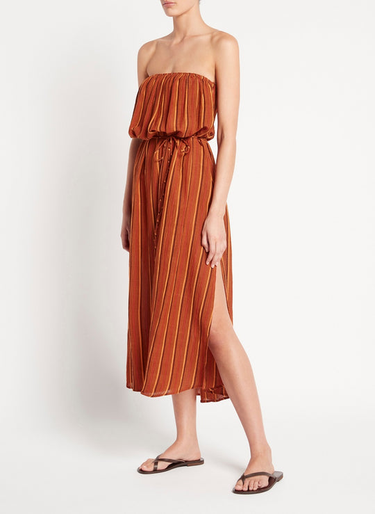 Load image into Gallery viewer, Tie Waist Midi Dress
