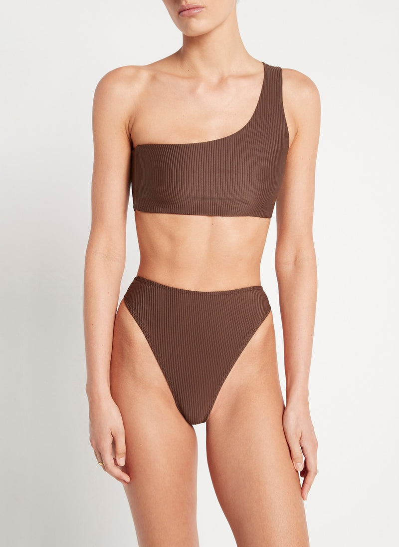Brown Bikini Top