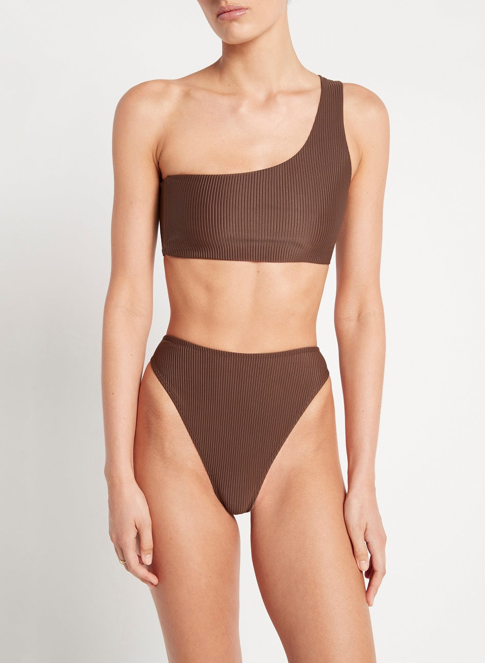 Load image into Gallery viewer, Brown Bikini Top
