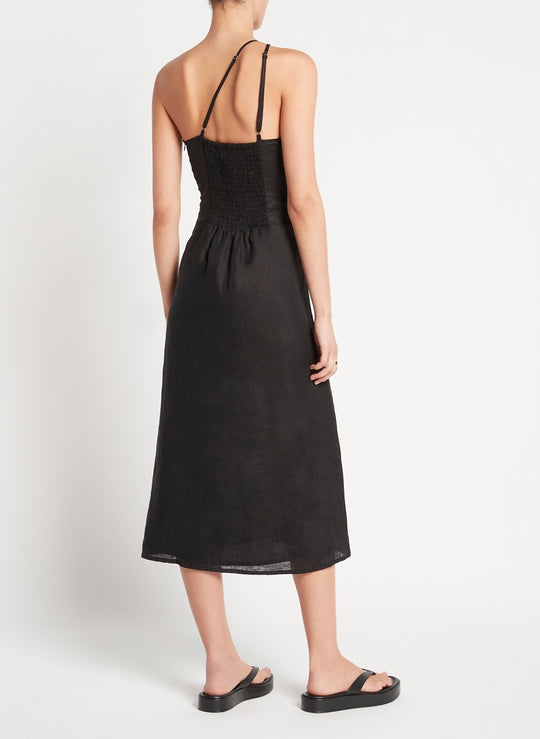Load image into Gallery viewer, Black Midi Dress
