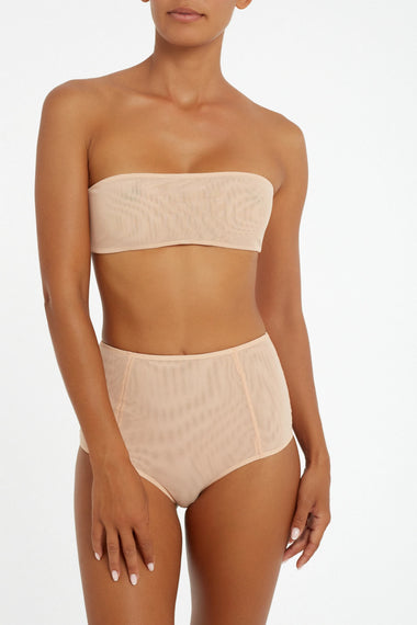 Haven High Waisted Brief Nude - Brief
