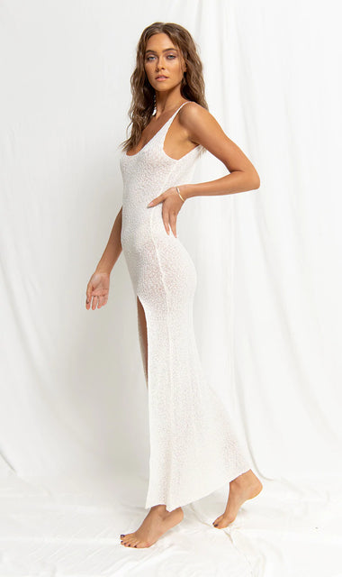 Dahlia Dress Ivory - Cover Up