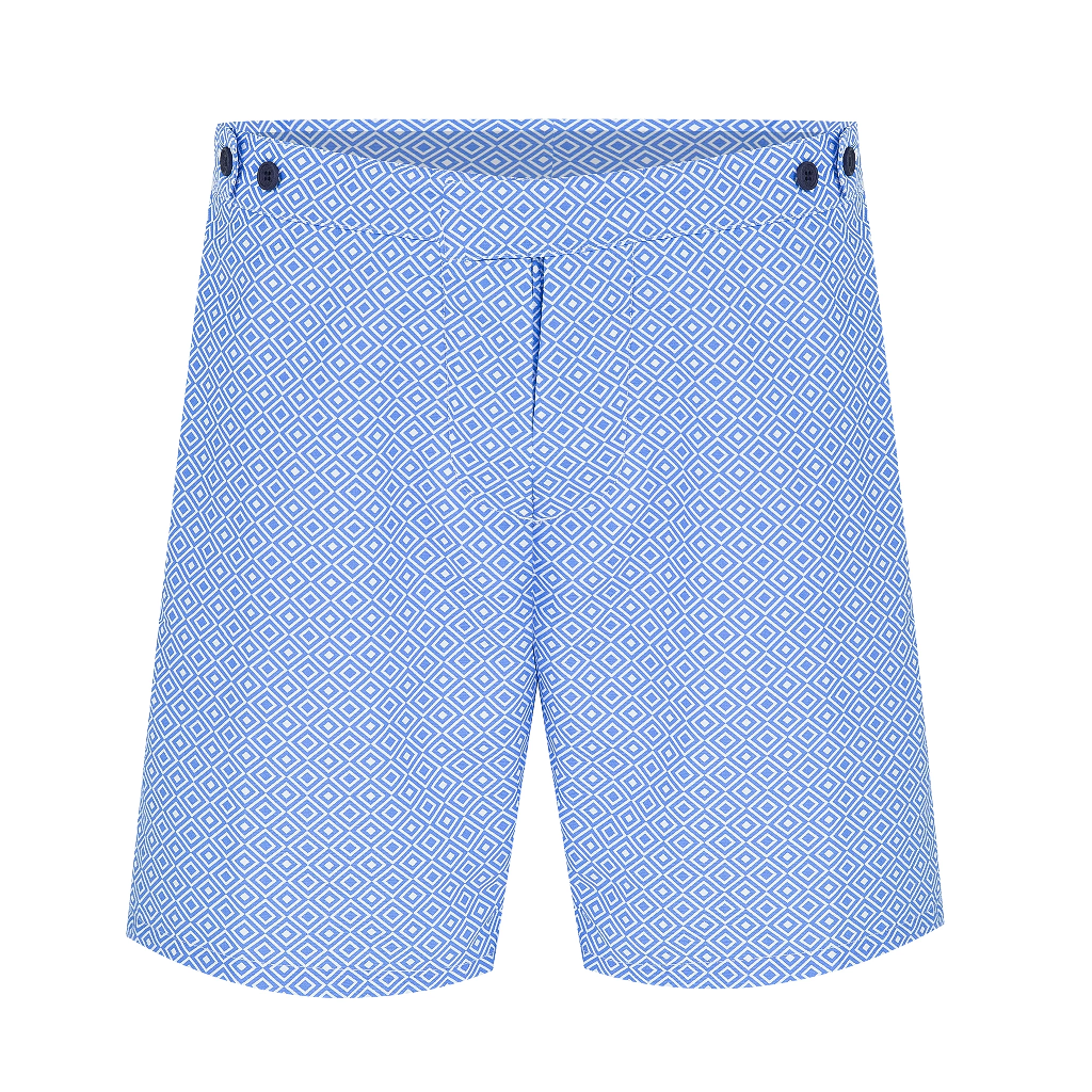 Load image into Gallery viewer, Trunks Tailored Long Angra Blue - Swim Shorts

