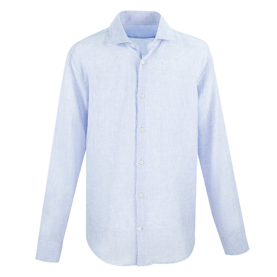 Men's Button Up Shirt in Light Blue