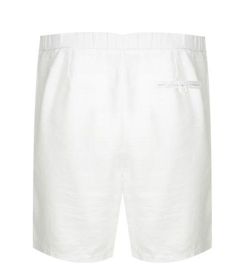 Men's Linen Shorts in White