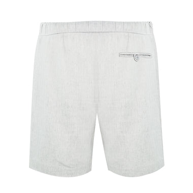 mens grey linen shorts