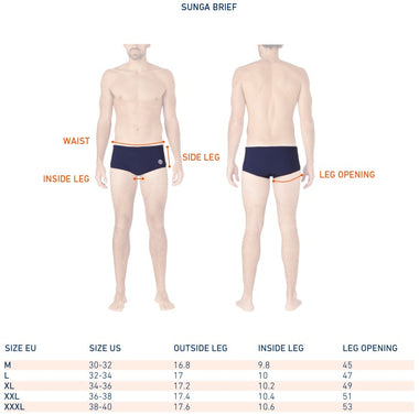 size guide for brazilian sunga