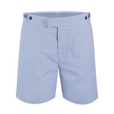 Mens Tailored Swim Trunks in Lilac Purple