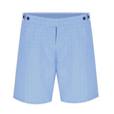 Mens Tailored Swim Trunks in Lilac Purple - Swim Shorts