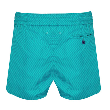 Sport Swim Shorts Pepe Tonal Print Tile Blue - Swim Shorts