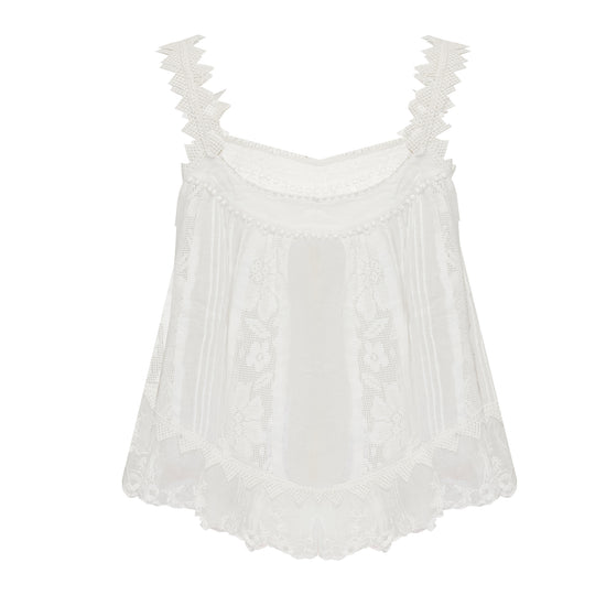 Top Strapp Tikona White