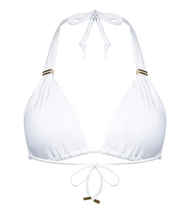 Solid Bia Tube Bikini Top White - Bikini Top
