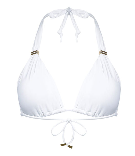 Solid Bia Tube Bikini Top White