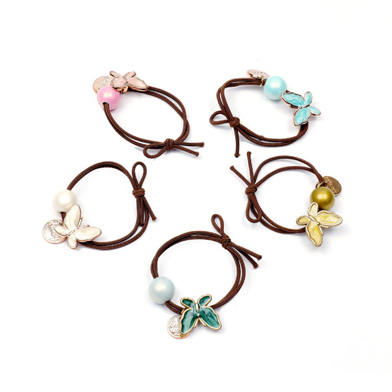 Load image into Gallery viewer, Elastic Hair Ties Butterfly
