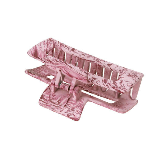 Resin Plastic Alloy Hair Clip Claw Pink