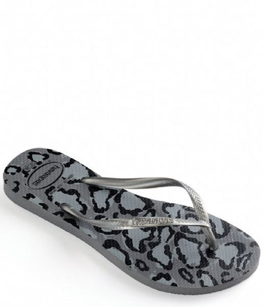 Havaianas Slim Animal Grey Aco Silver - Shoes
