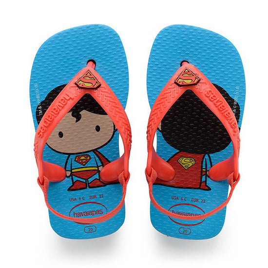 Load image into Gallery viewer, Baby Heroes Flip Flops Turquoise
