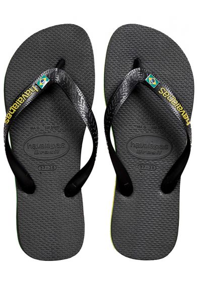 Load image into Gallery viewer, Havaianas Brasil Layers Black

