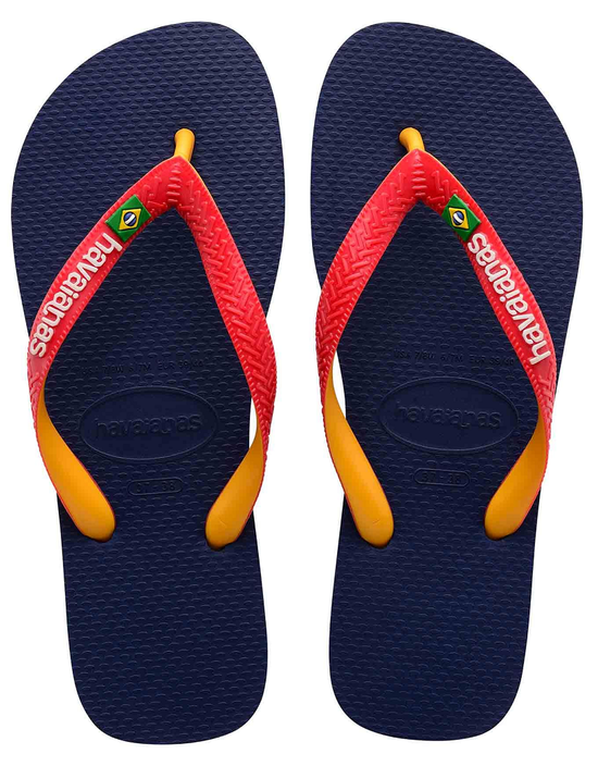 Load image into Gallery viewer, Havaianas Brasil Mix Navy Blue/Ruby Red
