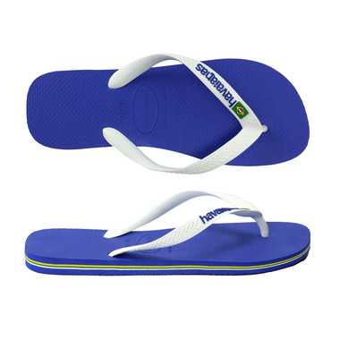 Havaianas Kids Brasil Logo Marine Blue - Shoes