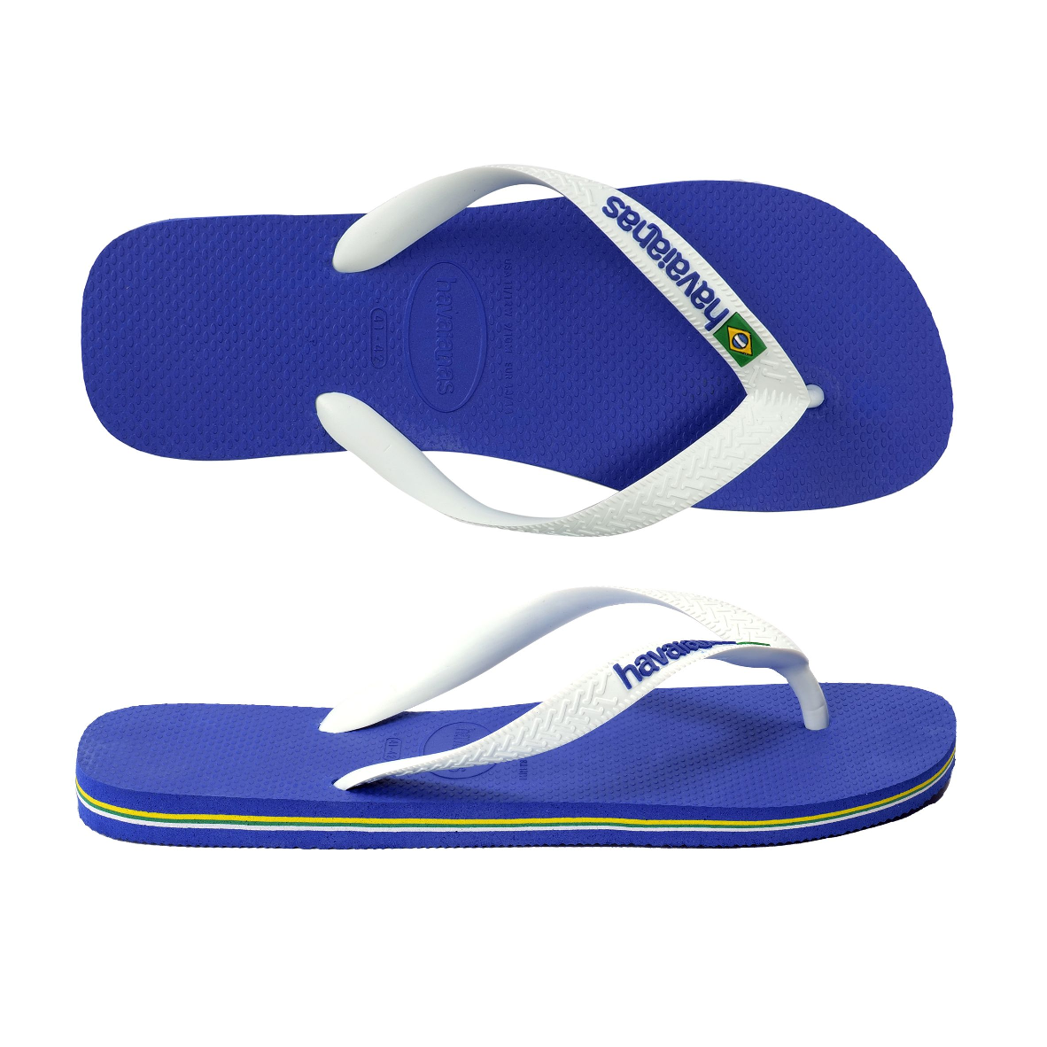 Load image into Gallery viewer, Havaianas Kids Brasil Logo Marine Blue - Shoes
