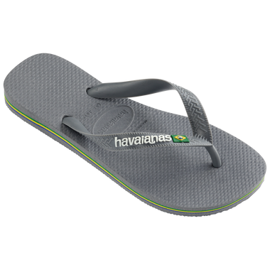Havaianas Kids Brasil Logo Steel Grey - Shoes
