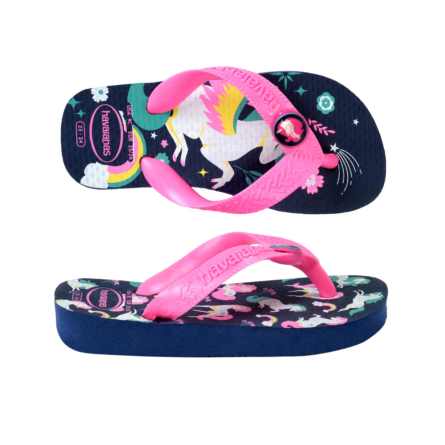 Load image into Gallery viewer, Havaianas Kids Fantasy Navy Blue

