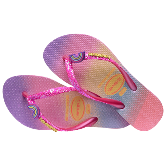 Havaianas Kids Slim Glitter Pink Lemonade