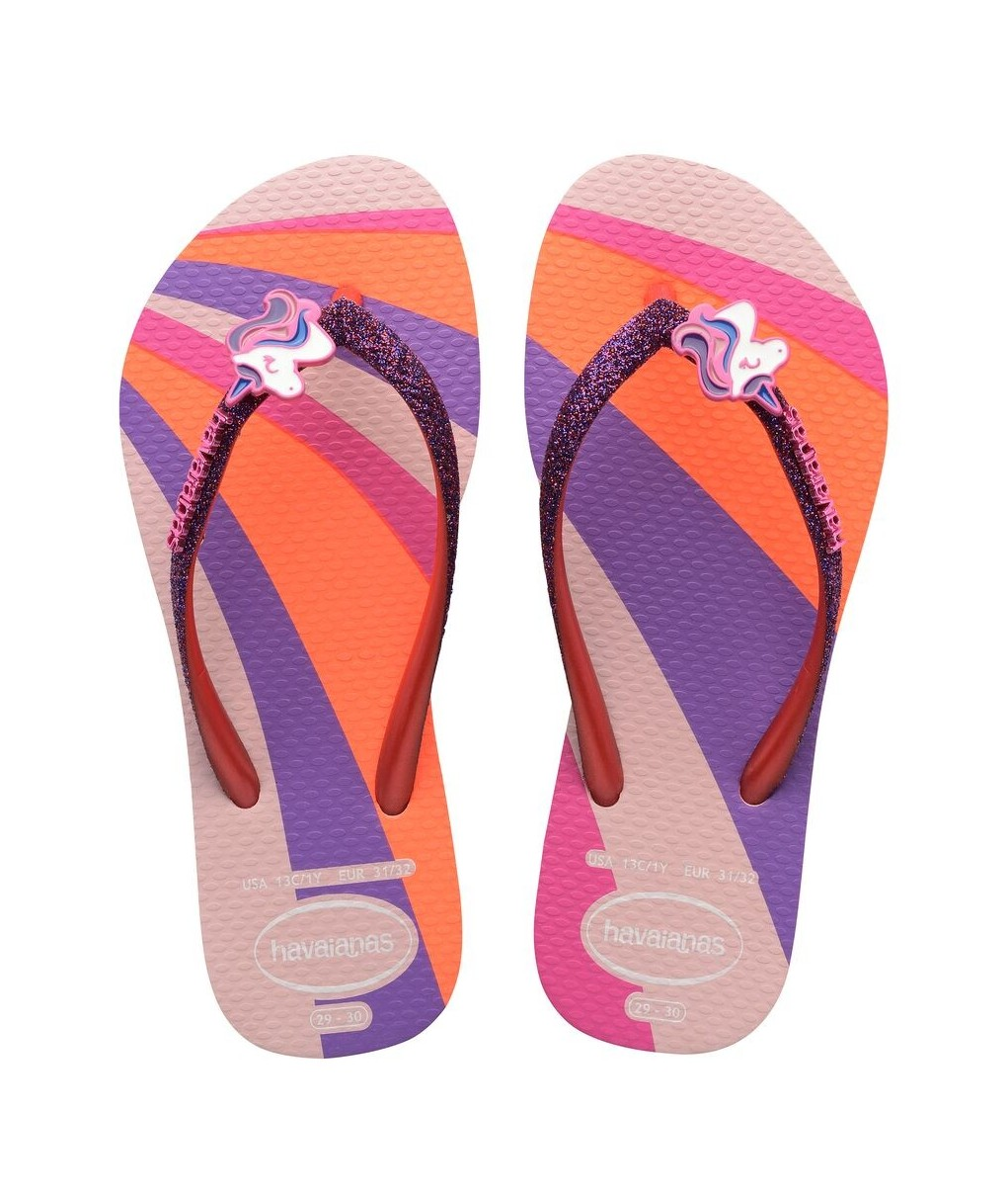 Havaianas Kids Slim Glitter II Candy Pink - Shoes