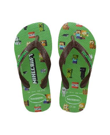 Havaianas Kids Minecraft Leaf Green - Shoes