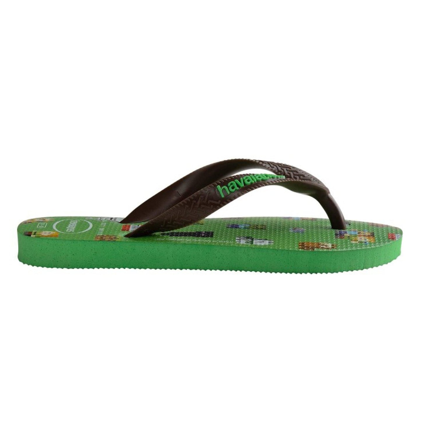 Load image into Gallery viewer, Havaianas Kids Minecraft Leaf Green - Shoes
