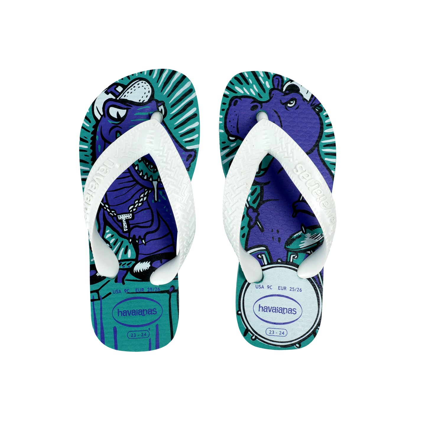 Load image into Gallery viewer, Kids Radical Flip Flops Lake Green - Shoes
