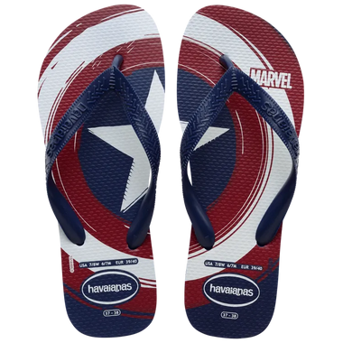 Havaianas Kids Top Marvel Logomania Navy Blue - Shoes