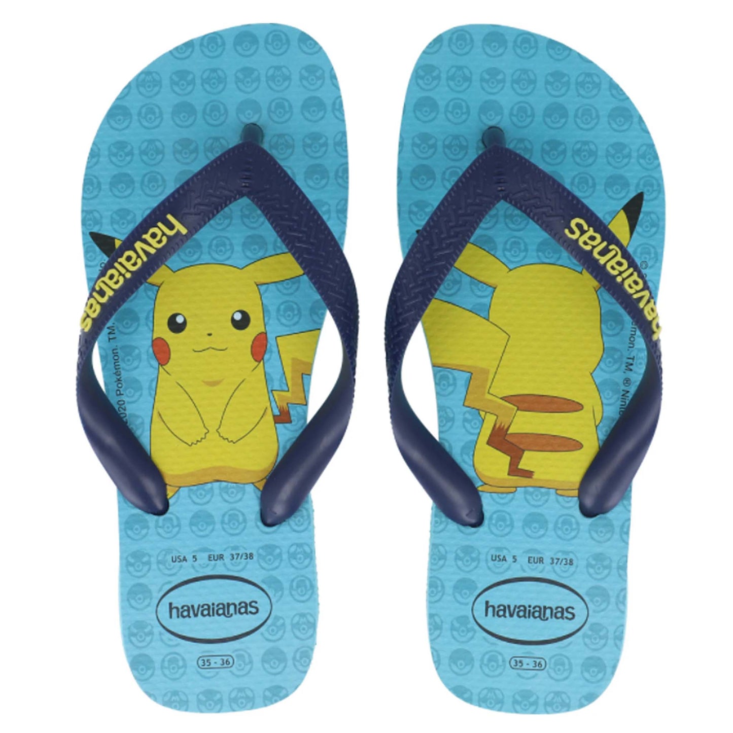 Load image into Gallery viewer, Havaianas Kids Top Pokemon Blue
