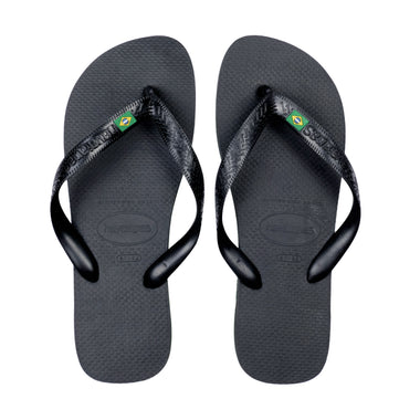 Men Brasil Flip Flops Black - Shoes