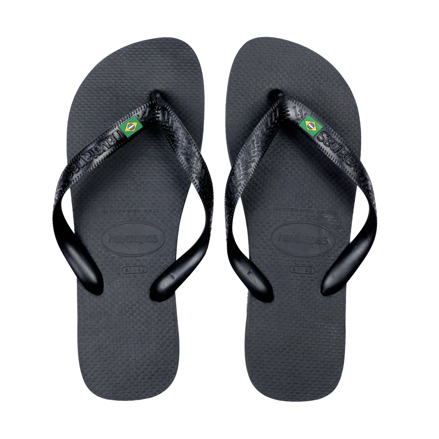Load image into Gallery viewer, Men Brasil Flip Flops Black - Shoes
