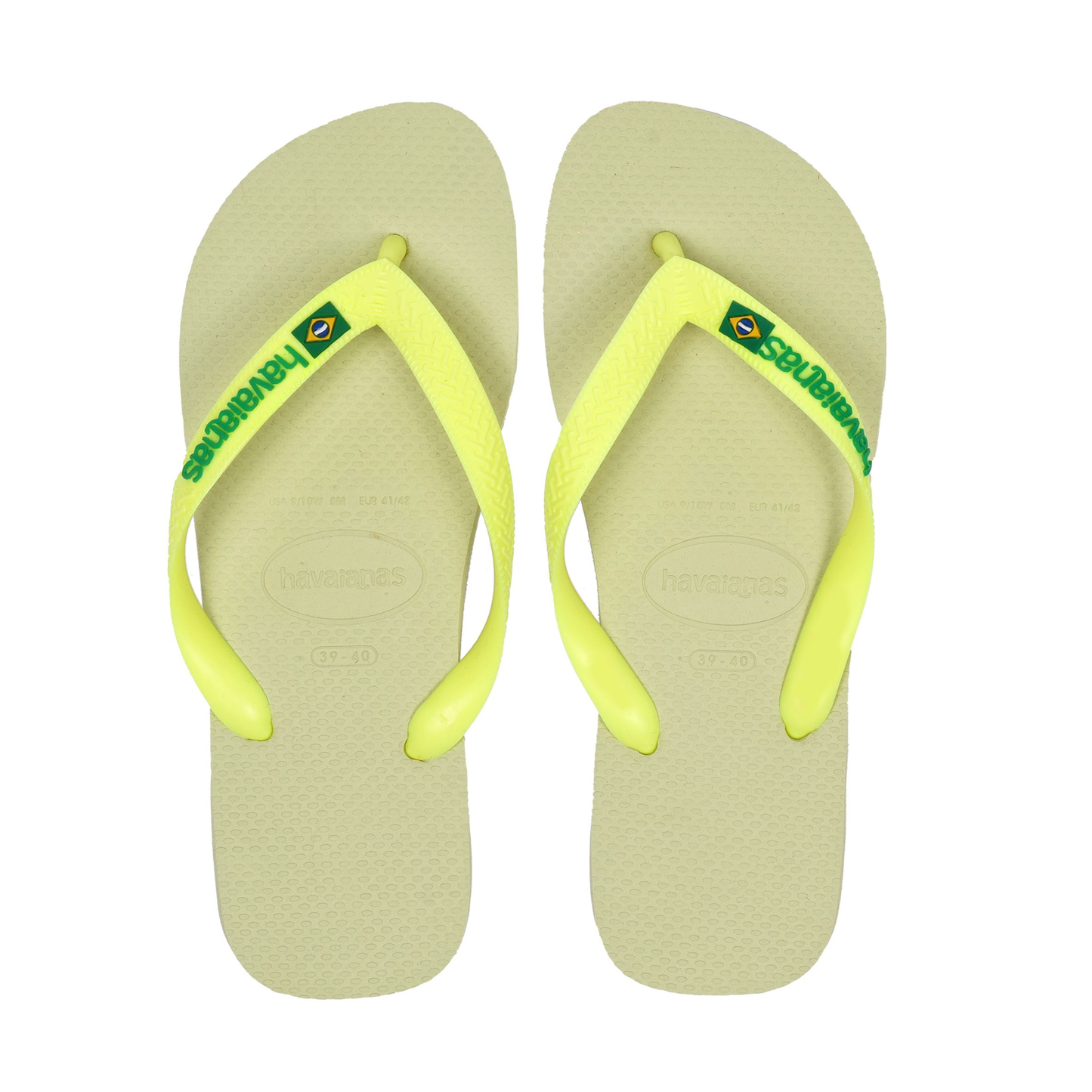 Load image into Gallery viewer, Havaianas Men Brasil Logo Lime Green - Shoes
