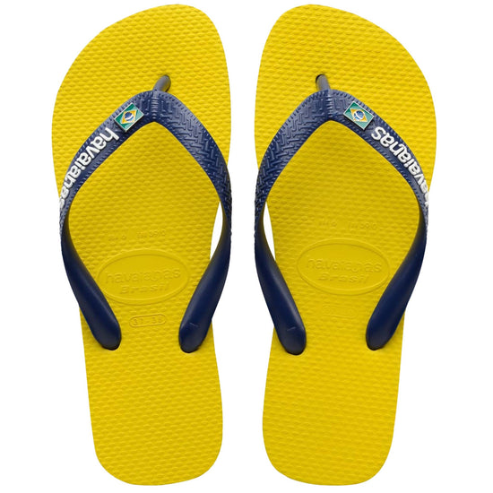 Load image into Gallery viewer, Havaianas Men&amp;#39;s Brasil Layers Citrus Yellow
