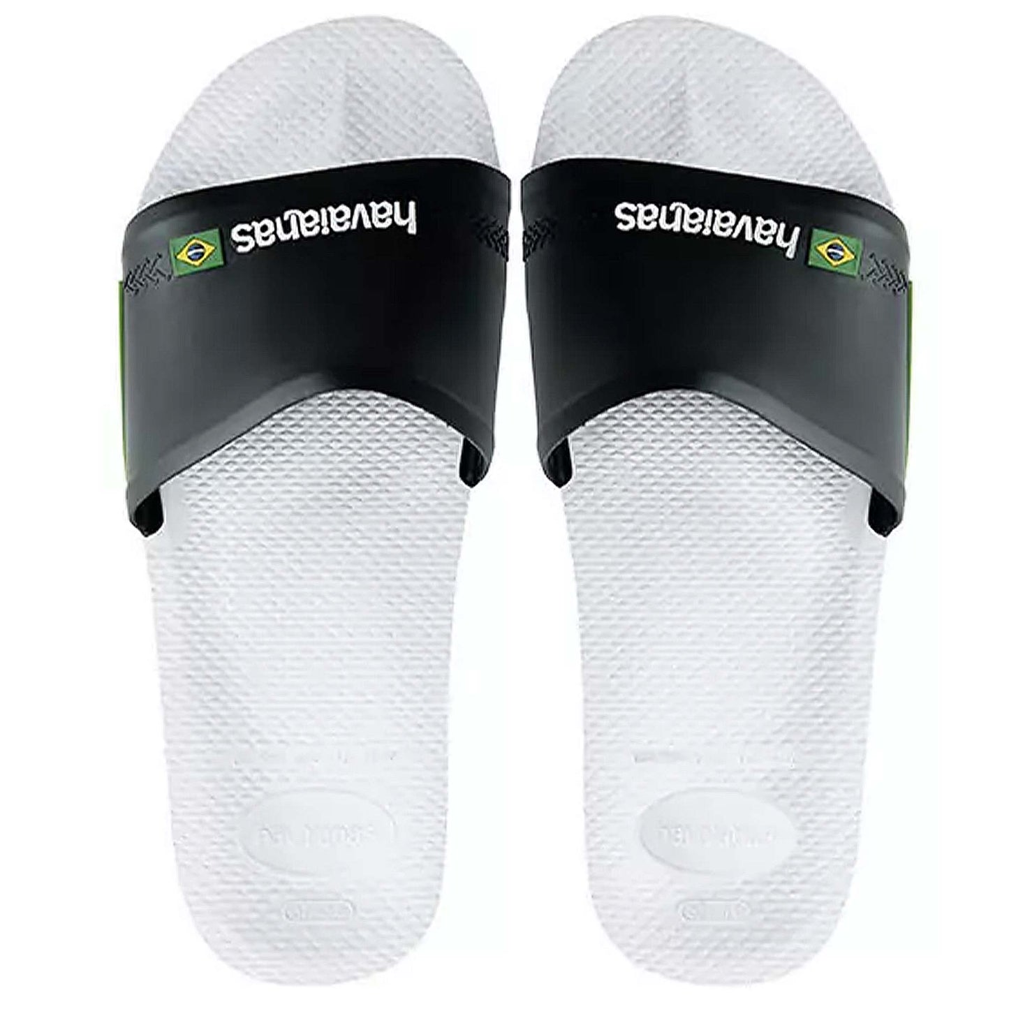 Havaianas Men's Slider Brasil White Black