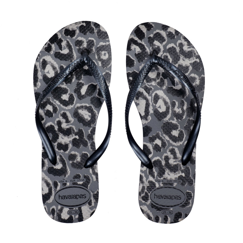 Havaianas Slim Animal Cinza Aco