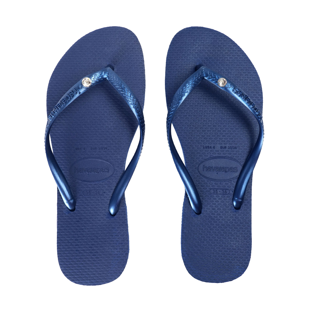 Navy 2025 crystal havaianas